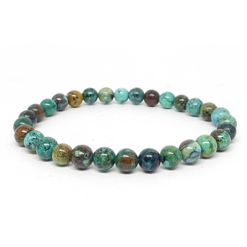 Bracelet de perles Chrysocolle Shattuckit