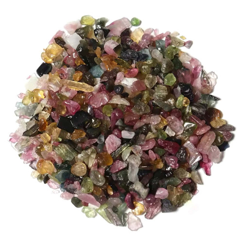 Tourmaline multi, Perles chips