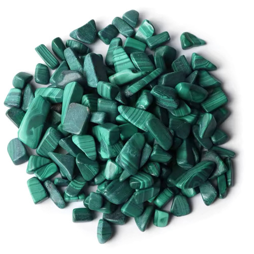 Malachite, Perles chips