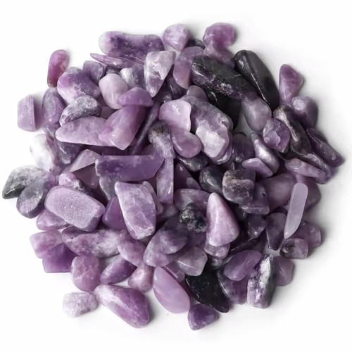 Lépidolite, Perles chips