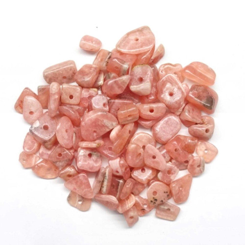 Perles chips pierre semi précieuse de Rhodochrosite