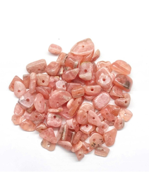 Perles chips pierre semi précieuse de Rhodochrosite