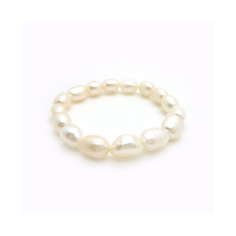 Bracelet en perles biwa