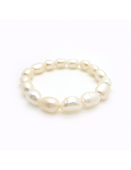 Bracelet en perles biwa