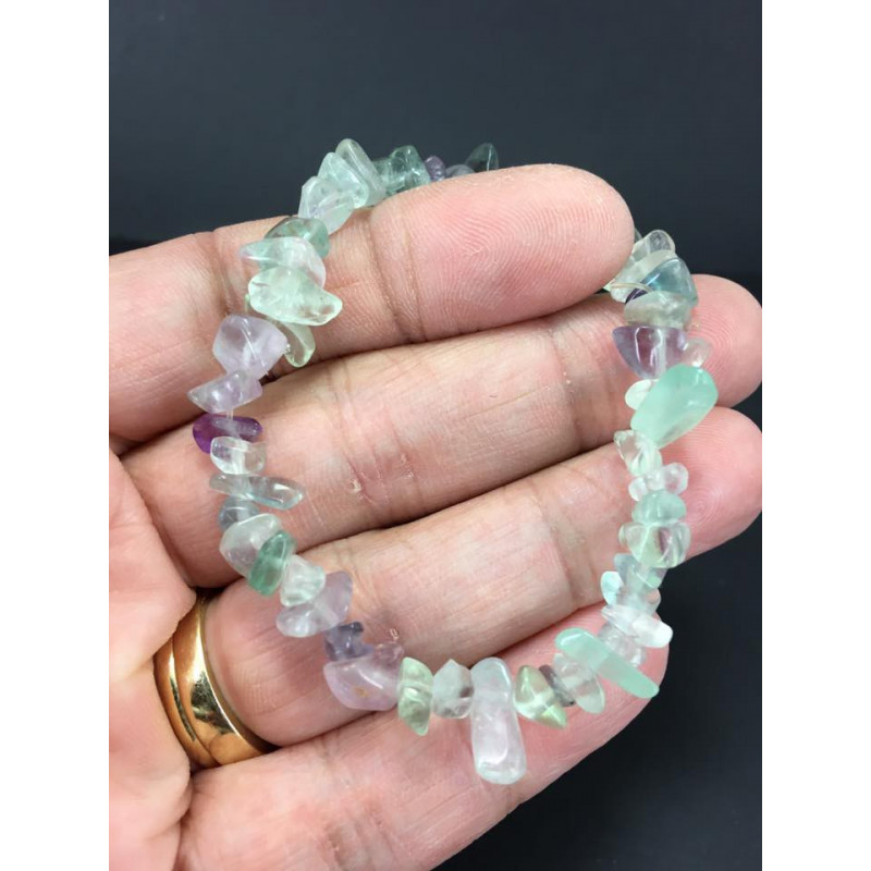 Bracelet baroque fluorite