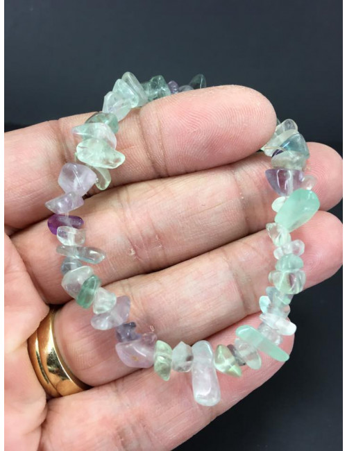 Bracelet baroque fluorite