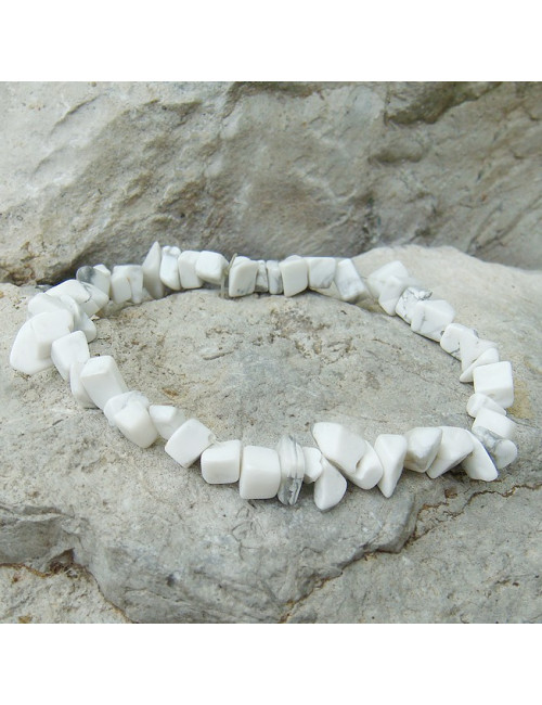 Bracelet baroque howlite