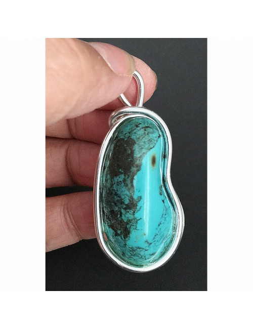 Pendentif énergétique turquoise