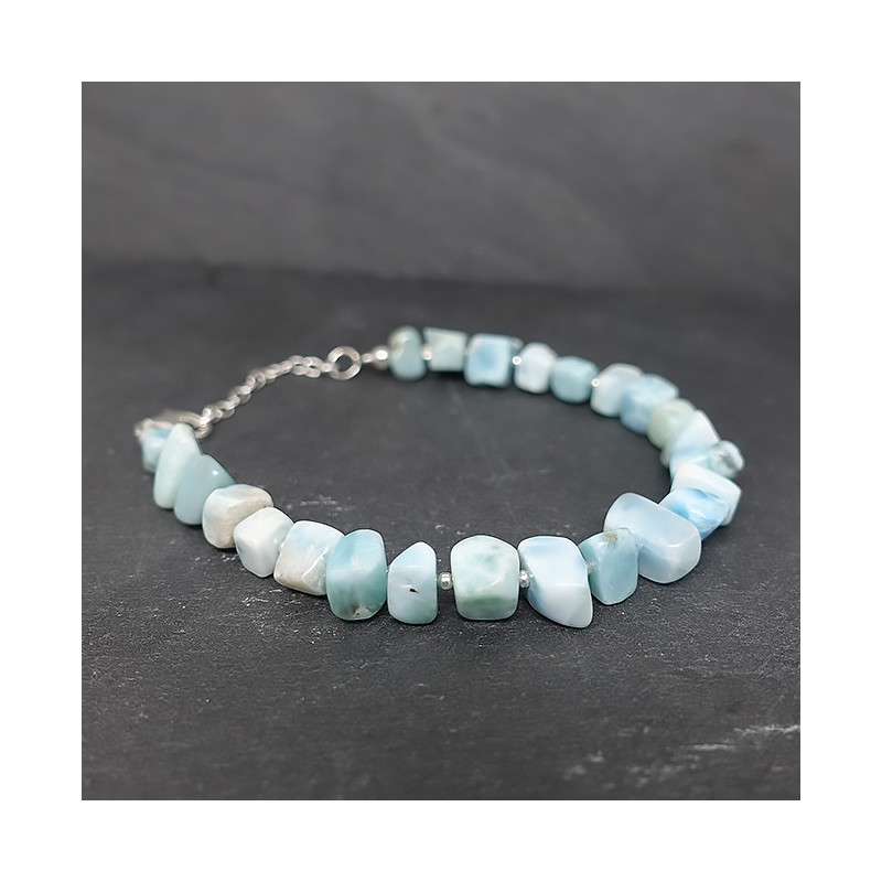 Bracelet en larimar