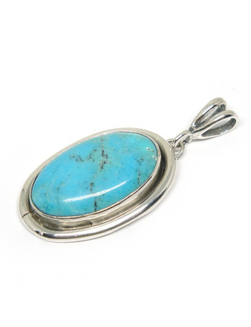 Turquoise, Pendentif argent 925