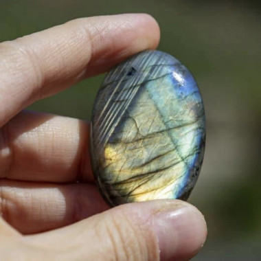 Galet labradorite