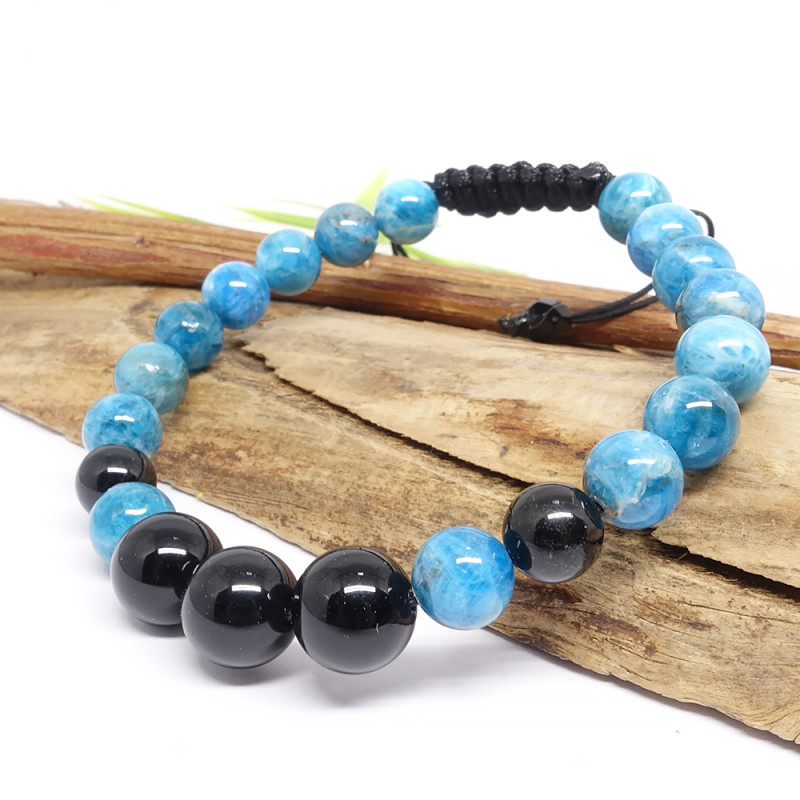 Apatite et onyx, Bracelet...