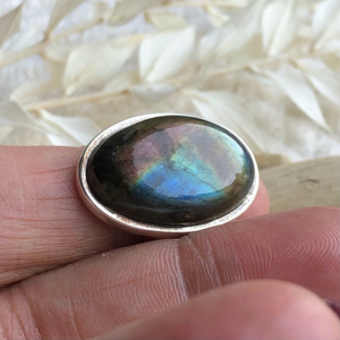 Bague en labradorite