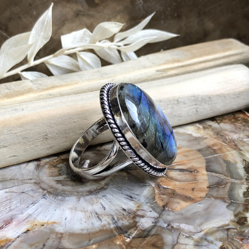 Labradorite, Bague taille...