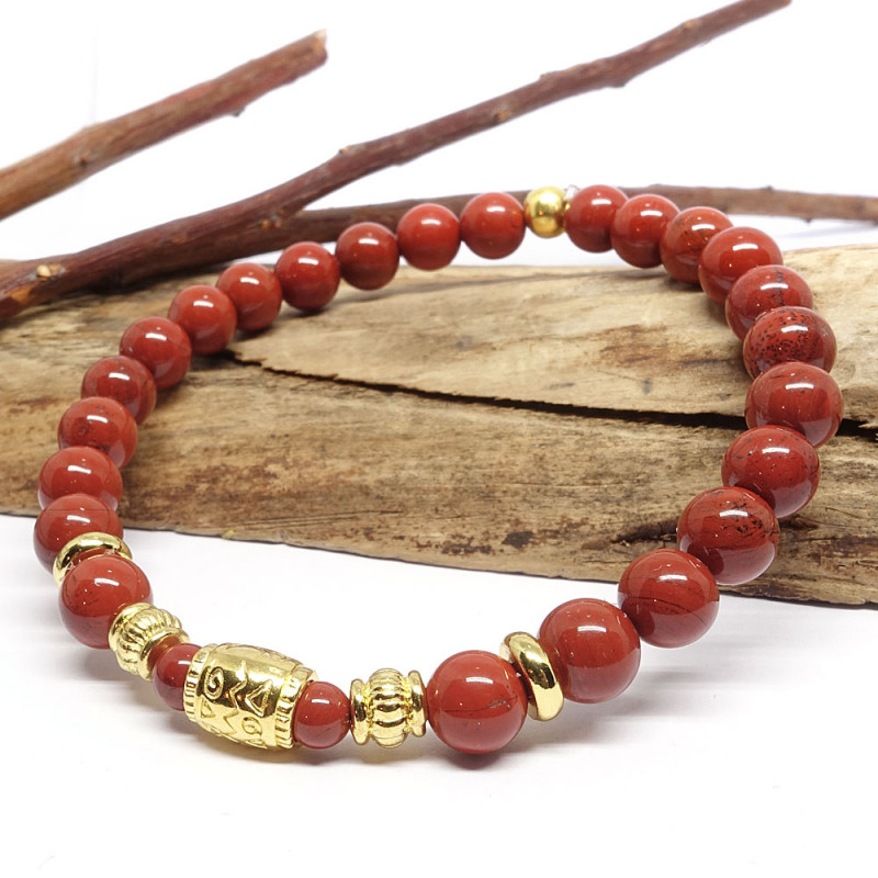 Jaspe rouge, Bracelet...