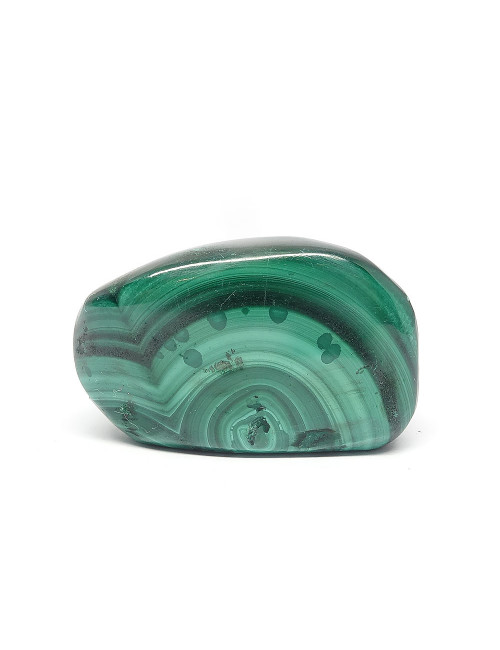 Galet de malachite. La pierre malachite pour votre chakra du coeur