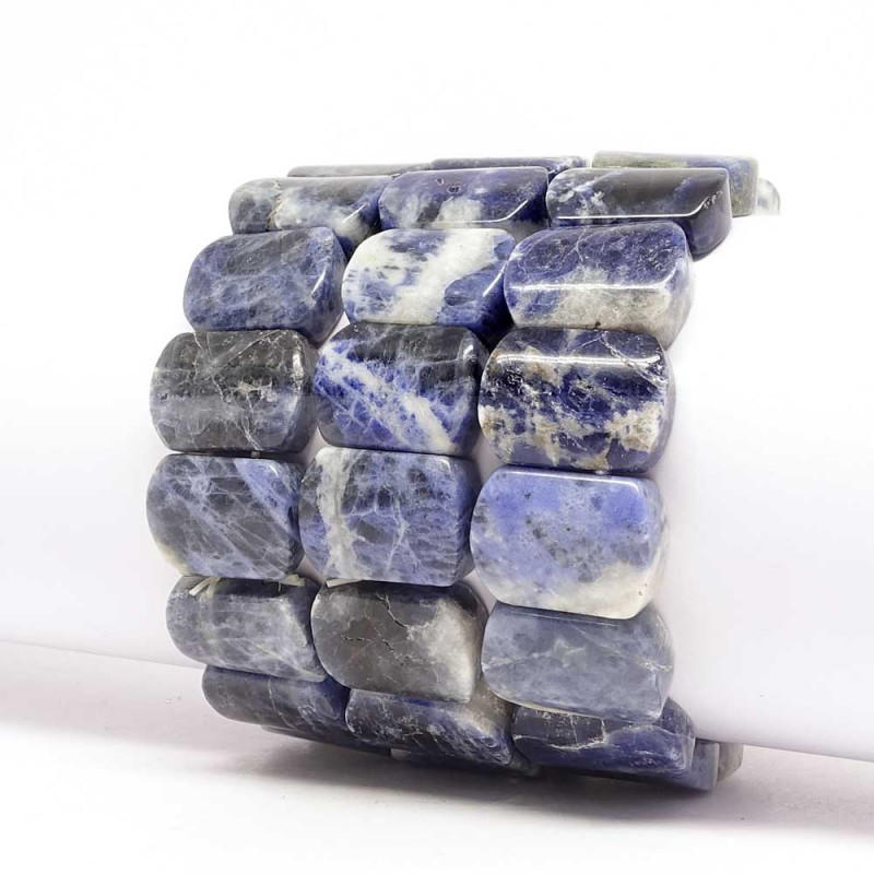 Bracelet en pierre naturelle de sodalite