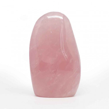 Le quartz rose est la pierre du cœur et des amoureux.
Il soulage le stress émotionnel ou le régularise.