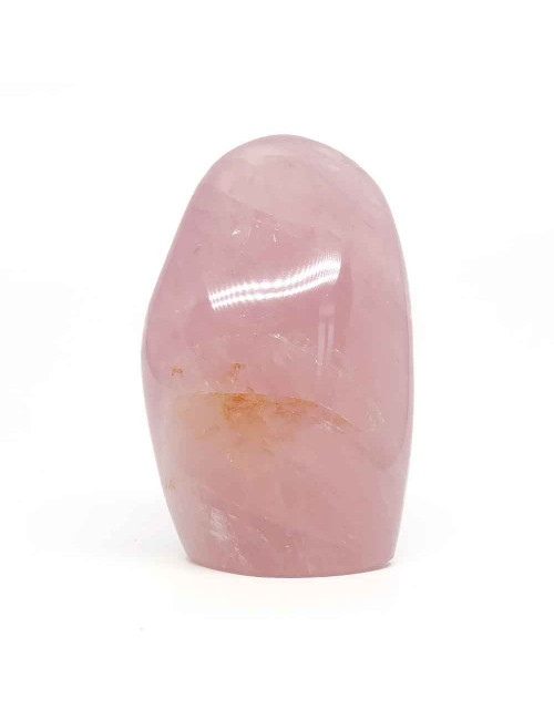 Le quartz rose est la pierre du cœur et des amoureux.
Il soulage le stress émotionnel ou le régularise.