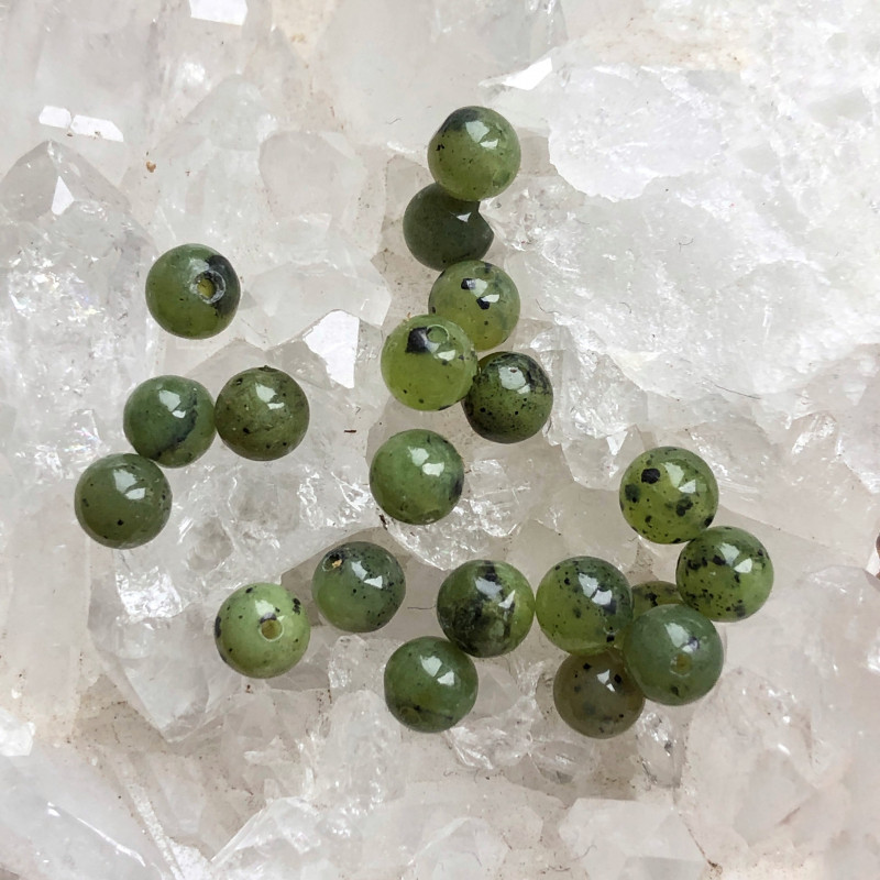 Jade ⌀ 4 mm, 20 perles