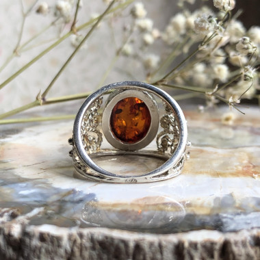 Véritable cabochon en Ambre de la Baltique