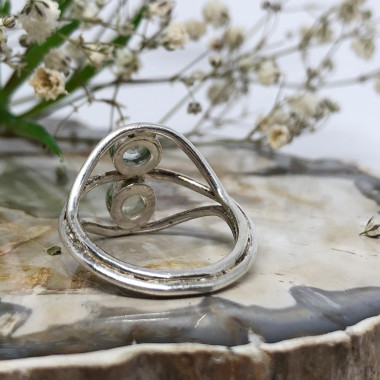 Bague en pierre avec argent 925