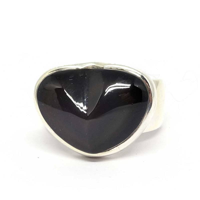 Bague en Obsidienne oeil céleste