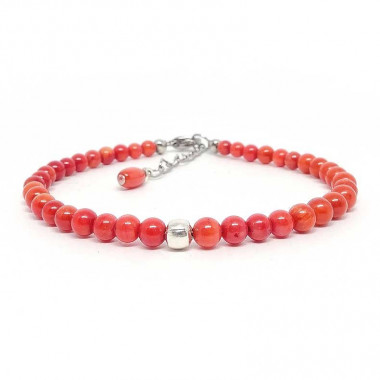 Bracelet création en Corail bambou