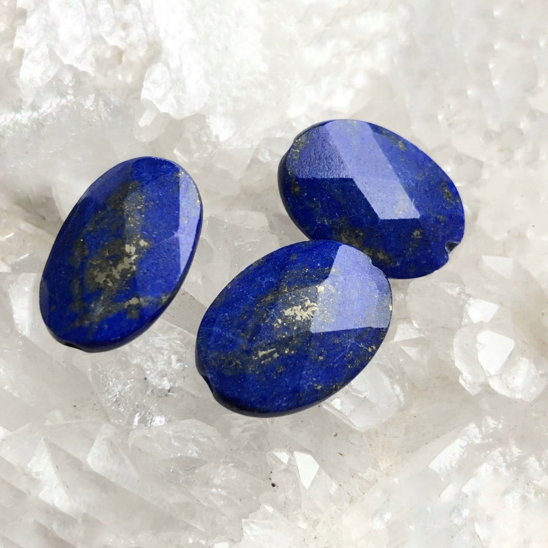 PERLES EN PIERRE Lapis lazuli