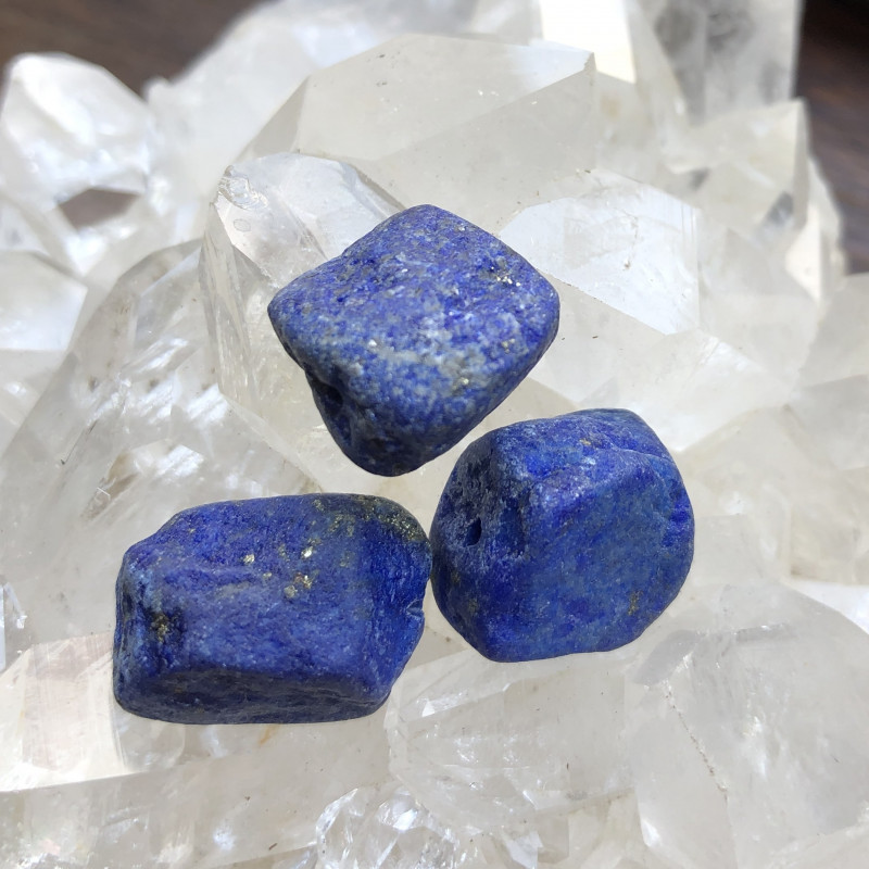 PERLES EN PIERRE Lapis lazuli