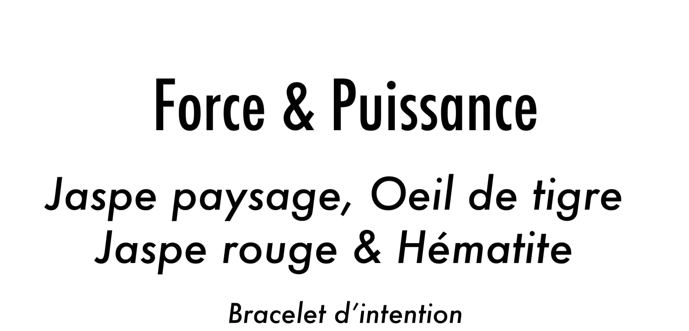 Bracelets en pierre 